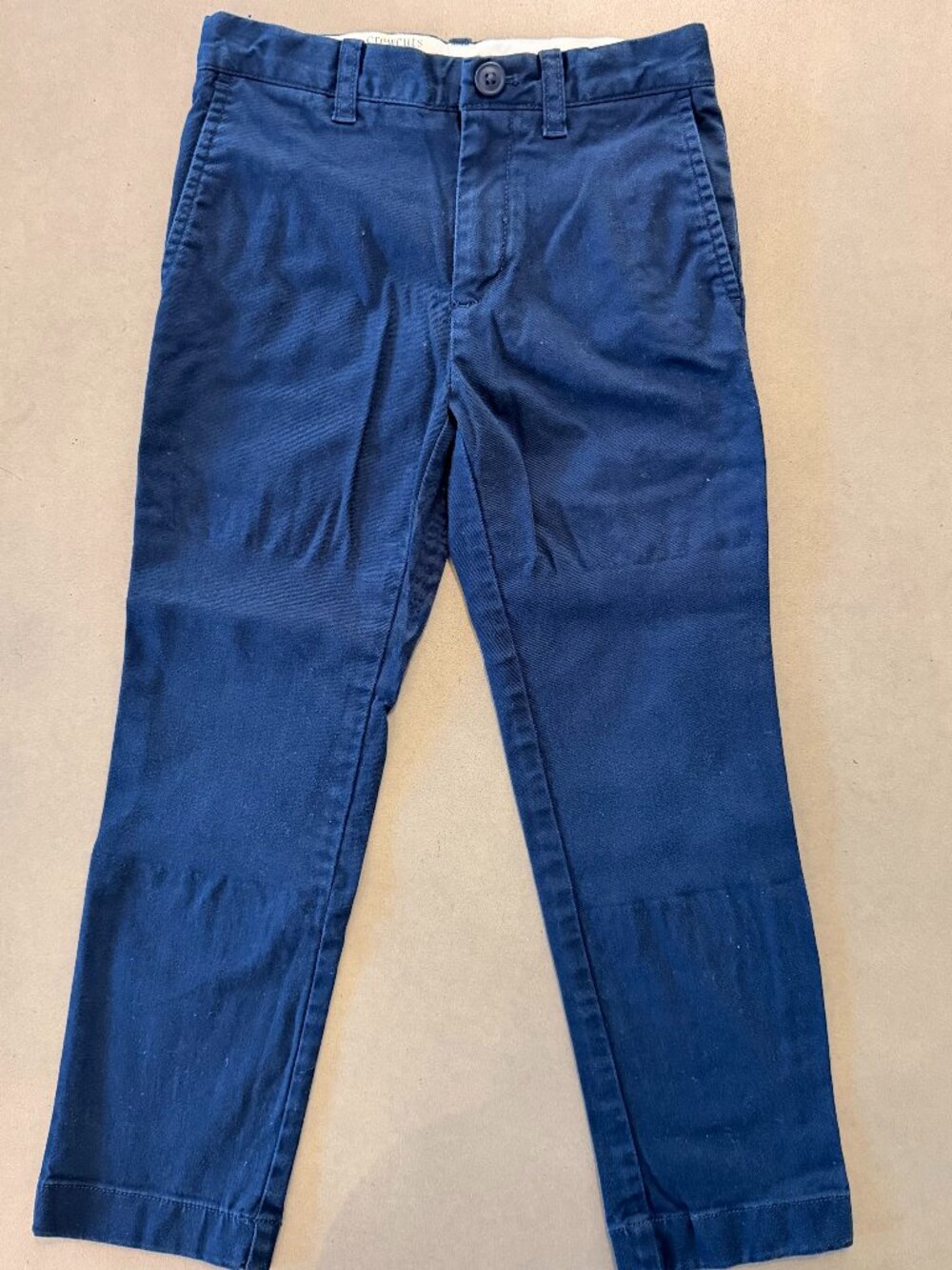 Crewcuts Boys Navy Slim Stretch Chino Pants Size 6
